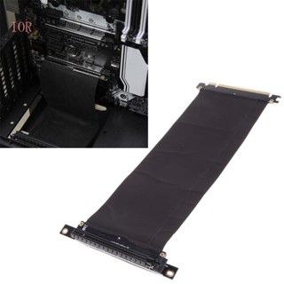 Ior อะแดปเตอร์การ์ดไรเซอร์ขยายความเร็วสูง PCI Express 16x 90 Degr