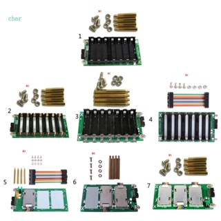 Char กล่องแบตเตอรี่ Li-ion 7S BMS 29 4V 18650 สําหรับเคส