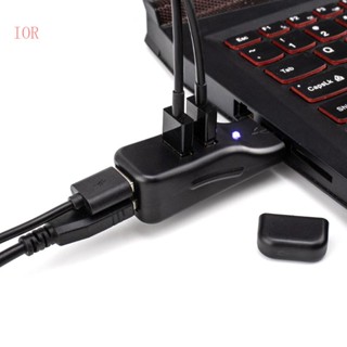 Ior ฮับ USB 3 0 4 พอร์ต ขนาดเล็ก สําหรับแล็ปท็อป คอมพิวเตอร์ โน้ตบุ๊ก