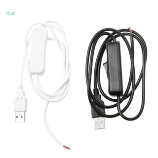 Char แจ็คพาวเวอร์ซัพพลาย 5V USB 2 0 ตัวผู้ 2 Pin สําหรับอุปกรณ์พาวเวอร์ซัพพลาย DC 5V USB