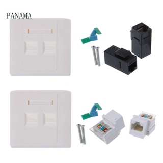 Nama ปลั๊กอินเตอร์เน็ต LAN Cat6 Rj45 2 พอร์ต 86x86 มม.