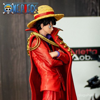 ฟิกเกอร์ PVC รูปลูฟี่ One Piece Luffy ครบรอบ 20 ปี สีแดง คุณภาพสูง สําหรับตกแต่ง