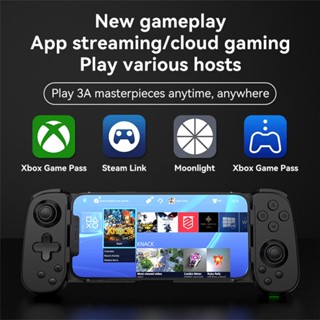 D6 จอยสติ๊กควบคุมเกม แบบไร้สาย ยืดหดได้ สําหรับโทรศัพท์ Android Gamepad