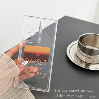 การ์ตูน แชสซี คดี Huawei Nova 7 7SE 7i 7Pro Y90 Y7A Mate40 Pro Nova7 Pro Nova7SE Nova7i NovaY90 เคสมือถือ Demon Violent Bear Sunset White Cloud Transparent Cartoon Phone Case Soft TPU Cover
