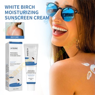 Jaysuing Oil Control Sunscreen Spf50+ Waterproof Whitening Cream Refreshing Moisturizing Gel Isolation Lotion Sunblock Cream For Face Body Care 50ml 【searson】 【searson】 【searson】