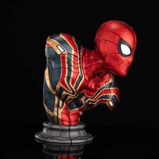 โมเดลฟิกเกอร์เรซิ่น Avengers Spider-Man สูง 38 ซม. สําหรับตกแต่ง