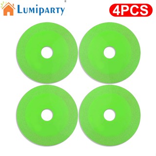 Lumiparty ใบเลื่อยตัดกระจกเซรามิค เสียงเบา 4 นิ้ว 1 มม. แม่นยํา ตัดเร็ว สําหรับเครื่องเจียรมุม 4 ชิ้น