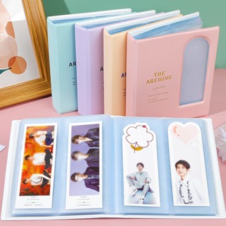 อัลบั้มรูปภาพ ที่คั่นหนังสือ ความจุขนาดใหญ่ หลากสี