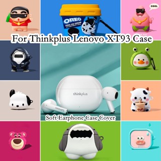 【พร้อมส่ง】เคสหูฟัง แบบนิ่ม ลายการ์ตูน สําหรับ thinkplus Lenovo XT93 Lenovo thinkplus XT93