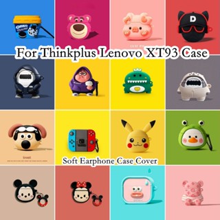 【ของแท้】เคสหูฟัง แบบนิ่ม ลายการ์ตูน สําหรับ thinkplus Lenovo XT93 Lenovo thinkplus XT93