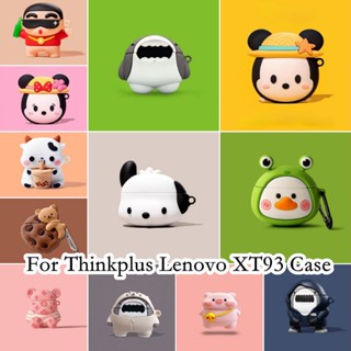 【Trend Front】เคสหูฟัง แบบนิ่ม ลายการ์ตูน สําหรับ thinkplus Lenovo XT93 Lenovo thinkplus XT93