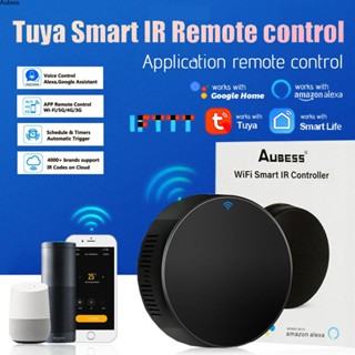 Aubess Aubess Aubess สมาร์ทรีโมทคอนโทรล wifi ir rf 433mhz อัพเกรด Tuya Tuya อินฟราเรดควบคุมทีวีเครื่องปรับอากาศโรงรถคู่กับ Alexa Google