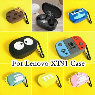 【ของแท้】เคสหูฟัง แบบนิ่ม กันกระแทก ลายการ์ตูน สําหรับ Lenovo XT91 Lenovo XT91