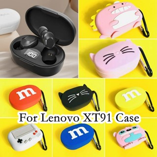 【Trend Front】เคสหูฟัง แบบนิ่ม กันกระแทก ลายการ์ตูน สําหรับ Lenovo XT91 Lenovo XT91