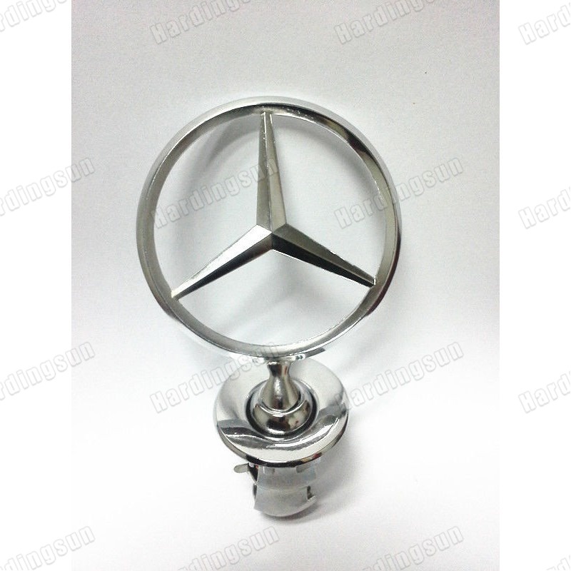 ตราสัญลักษณ์โลโก้ 3D สีเงิน สําหรับ Mercedes-Benz W124 W126 W140 W210 W221