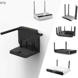 Dta อุปกรณ์เมาท์ขาตั้งติดผนัง ปรับได้ สําหรับวางกล่องทีวี