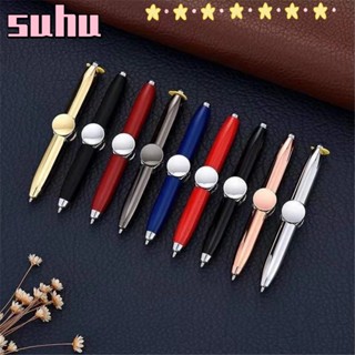 Suhuhd Fidget ปากกาสปินเนอร์ หมุนได้ มีไฟ LED ไจโรสโคป