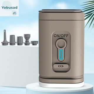 [Yobusad.th] เครื่องปั๊มลมไฟฟ้า 1200mAh 100LM 4000Pa สําหรับเรือ ว่ายน้ํา ตั้งแคมป์