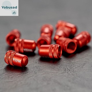 [Yobusad.th] ฝาครอบวาล์วล้อรถจักรยาน กันฝุ่น สําหรับรถจักรยานเสือภูเขา 10 ชิ้น