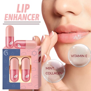 Moika Clear Lip Plumping Oil 2 มล. มอยส์เจอร์ไรซิ่งชุ่มชื้น ป้องกันริมฝีปากแตก อวบอิ่ม ริมฝีปากอวบอิ่ม