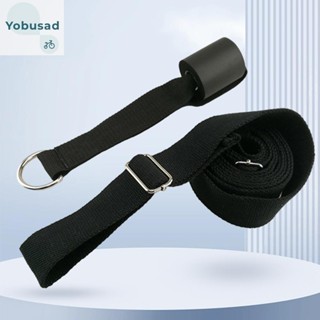 [Yobusad.th] สายรัดข้อเท้าพิลาทิส 3 เมตร พร้อมหัวเข็มขัด D-Ring ปรับได้