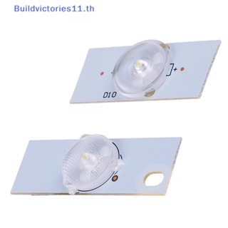 Buildvictories11 ลูกปัดโคมไฟ SMD 3V 6V พร้อมฟิลเตอร์เลนส์ออปติคอล สําหรับซ่อมแซมทีวี LED 32-65 นิ้ว 20 ชิ้น