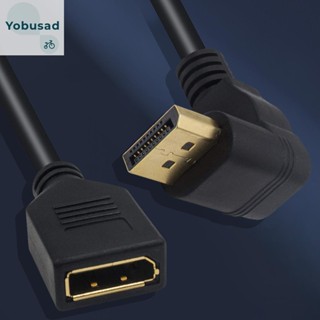 [Yobusad.th] สายเคเบิลต่อขยาย DP 21.6Gbit/s 4K *2K 0.3 เมตร สําหรับคอมพิวเตอร์ แล็ปท็อป มอนิเตอร์