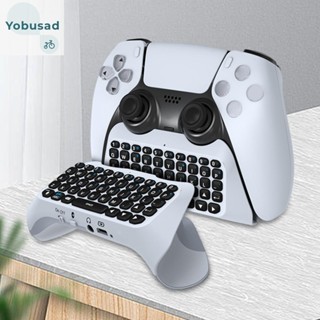 [Yobusad.th] คีย์บอร์ดเล่นเกมไร้สาย อุปกรณ์เสริม สําหรับ PS5