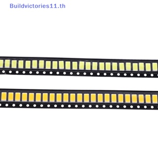 Buildvictories11 ไดโอดไฟ LED 5630 5730 0.2W-60Ma สีขาวอบอุ่น SMD 100 ชิ้น TH