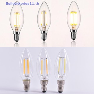 Buildvictories11 หลอดไฟสปอตไลท์ LED 2W 4W 6W E14 COB C35 TH