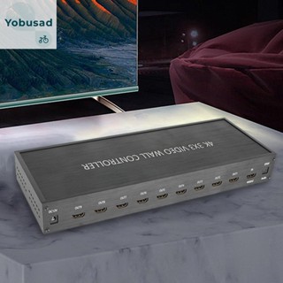 [Yobusad.th] อุปกรณ์ควบคุมวิดีโอ 4K 3x3 HDMI เข้าได้กับทีวี 1 ออก 9