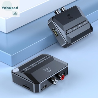 [Yobusad.th] อะแดปเตอร์รับสัญญาณเสียงบลูทูธ 5.3 รองรับ TF U Disk Play