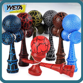 YVETA ลูกบอลไม้ Kendama ของเล่นบรรเทาความเครียด สําหรับผู้ใหญ่