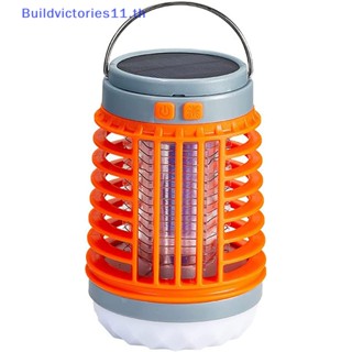 Buildvictories11 Buzz Blast Pro เครื่องฆ่ายุง พลังงานแสงอาทิตย์ และชาร์จ USB สําหรับกลางแจ้ง และในร่ม