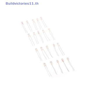 Buildvictories11 หลอดไฟนีออน 2 สายทองแดง 6X13 มม. สีเขียว 20 ชิ้น