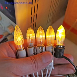 Buildvictories11 หลอดไฟ E10 LED แบบเปลี่ยน สําหรับตกแต่งบ้าน 1 5 ชิ้น