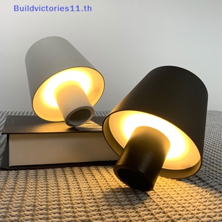 Buildvictories11 โคมไฟตั้งโต๊ะ LED 11 ดวง ชาร์จได้ พกพาง่าย ถอดออกได้ สําหรับตกแต่งบาร์ คาเฟ่ บรรยากาศ TH