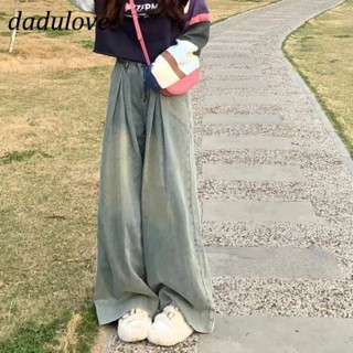 DaDulove💕 New American Ins High Street Retro Jeans Niche High Waist Loose Wide Leg Pants Large Size Trousers