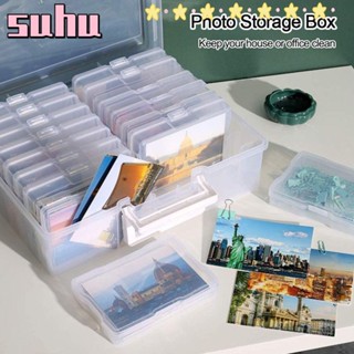 Suhuhd กล่องเก็บรูปภาพ XL จัมโบ้ สําหรับเครื่องประดับ งานฝีมือ อัลบั้มคอนเทนเนอร์