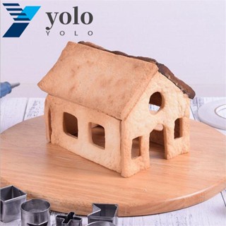 Yolo ชุดเครื่องมือแม่พิมพ์ตัดคุกกี้ ฟองดองท์ DIY