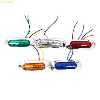 ไฟนําทาง LED 24V กันน้ํา สีแดง สีเขียว สําหรับเรือ