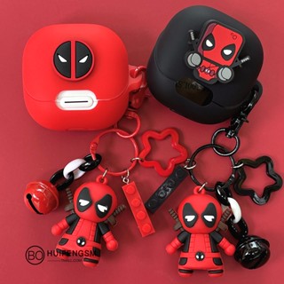 เคสหูฟังบลูทูธ ซิลิโคนนิ่ม กันกระแทก ลายการ์ตูน Deadpool สําหรับ Soundcore Liberty 4NC