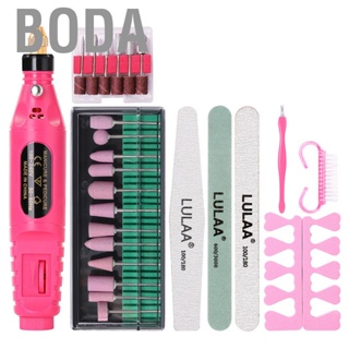 Boda Electric Nail Polishing Machine Set Portable Mini USB Adjustable File Tools for Manicurist