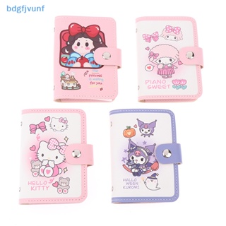 Bdgf กระเป๋าใส่บัตรเครดิต แบบหนัง ลายการ์ตูน Hello Kitty My Melody Kuromi สําหรับผู้หญิง TH