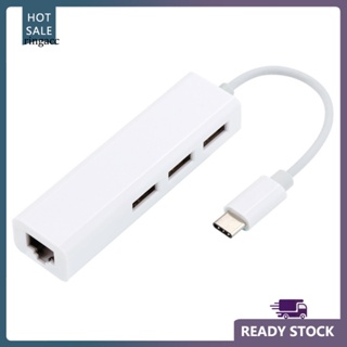 ตัวแยกการ์ดอีเธอร์เน็ต RGA USB-C Type-C เป็น USB 20 RJ45 ประสิทธิภาพสูง สําหรับสํานักงาน