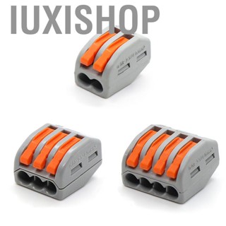 Iuxishop 20Pcs Quick Connect Terminal Connector Great Electrical Conductivity Flexible Hard Split Wire