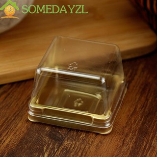 Somedayzl ถาดพลาสติก สําหรับใส่ขนมไหว้พระจันทร์ เค้ก DIY