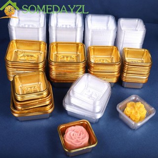 Somedayzl ถาดพลาสติก สําหรับใส่มูส คัพเค้ก 100 ชิ้น