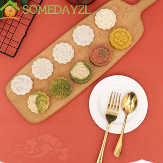 Somedayzl แม่พิมพ์ขนมไหว้พระจันทร์ คุกกี้ ฟองดองท์ เทศกาลกลางฤดูใบไม้ร่วง DIY