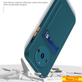 เคสโทรศัพท์มือถือ ซิลิโคนนิ่ม พร้อมช่องใส่บัตร สําหรับ Realme 11 Pro+ Realme11Pro 5G